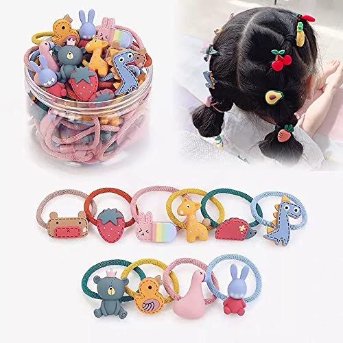 Shining Diva Fashion 20 pcs Combo Elastic Hair Bands Ties Accessories for Kids Baby Girls Women
