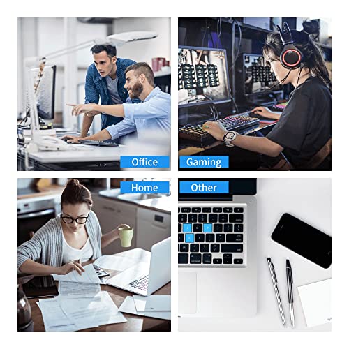 Black Cat Mouse Pad Cute Funny Square Mouse Pad Anti-Slip Rubber Kawaii Mousepad with Stitched Edgesfor Computer and Laptop Mouse Mat, Cute Desk Accessories, Office Decor, Desk Decor,Gift for Her