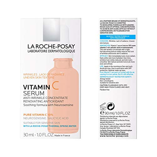 La Roche Posay 12% Pure Vitamin C Anti-Aging Face Serum For All Skin Types 30ml