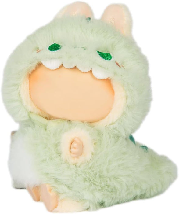 AZONEE Clothes for Labubu Series 17cm Dolls Cute Dinosaur Costume - Premium Collector's Outfit Set, Fantasy Style Clothes & Horn Accessories (Doll Not Included)