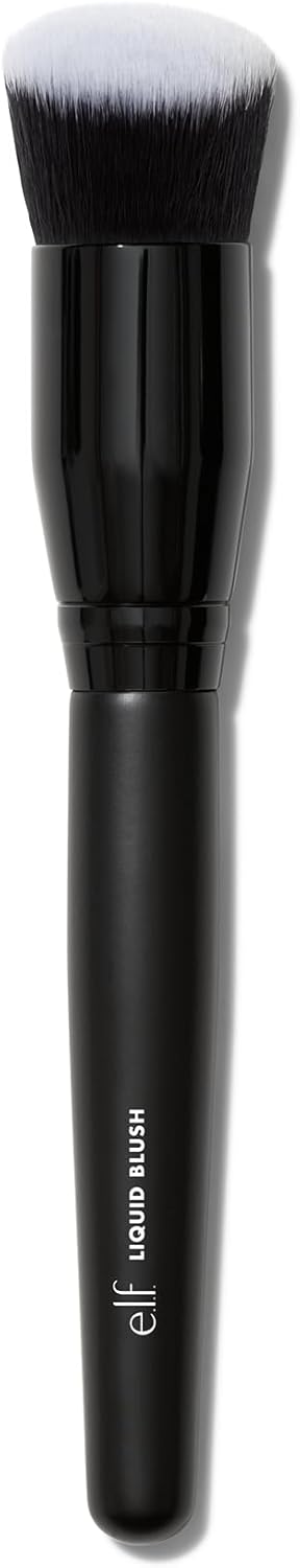 Camo Liquid Blush Brush, Angled Blush Brush Ideal For Applying & Blending Colours On Cheeks, Soft, Dense Bristles, Vegan & Cruelty-free