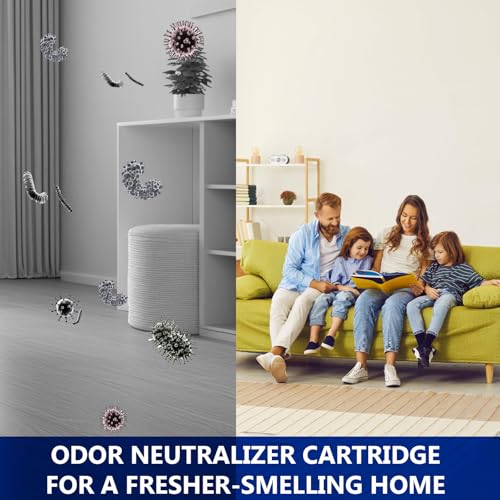 6 Packs Odor Neutralizer Cartridges Replacement Compatible with Shark AZ3000 AZ3002 HZ3000 HZ3002 IZ862H IZ562H ZD550 ZU102 Upright Vacuum, HP152 HP301 HP302 Air Purifier, Part# 1541FC3000