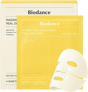 Refreshing Sea kelp Real Deep Mask, Overnight Hydrogel Mask, Calming, Oil & Sebum Control, Blemish Care, Korean Skincare 1.19oz(34g) x 4ea - Vita Mask