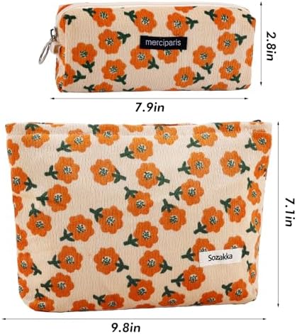 ZLFSRQ 3Pcs Checkered Makeup Bag for Women Large Cosmetic Bag Set Travel Toiletry Bag Makeup Pouch Bag for Purse Pink Zipper Storage Bag Organizer Cute Small Aesthetic Girls Car Essentials Bag