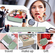 Queboom Travel Makeup Bag Cosmetic Bag Makeup Bag Toiletry bag for women and girls