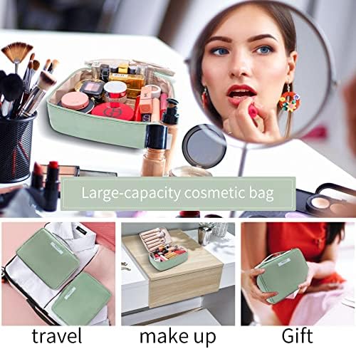 Queboom Travel Makeup Bag Cosmetic Bag Makeup Bag Toiletry bag for women and girls