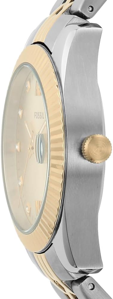 Women's Scarlette Mini Three-Hand Date, Stainless Steel Watch, ES4949
