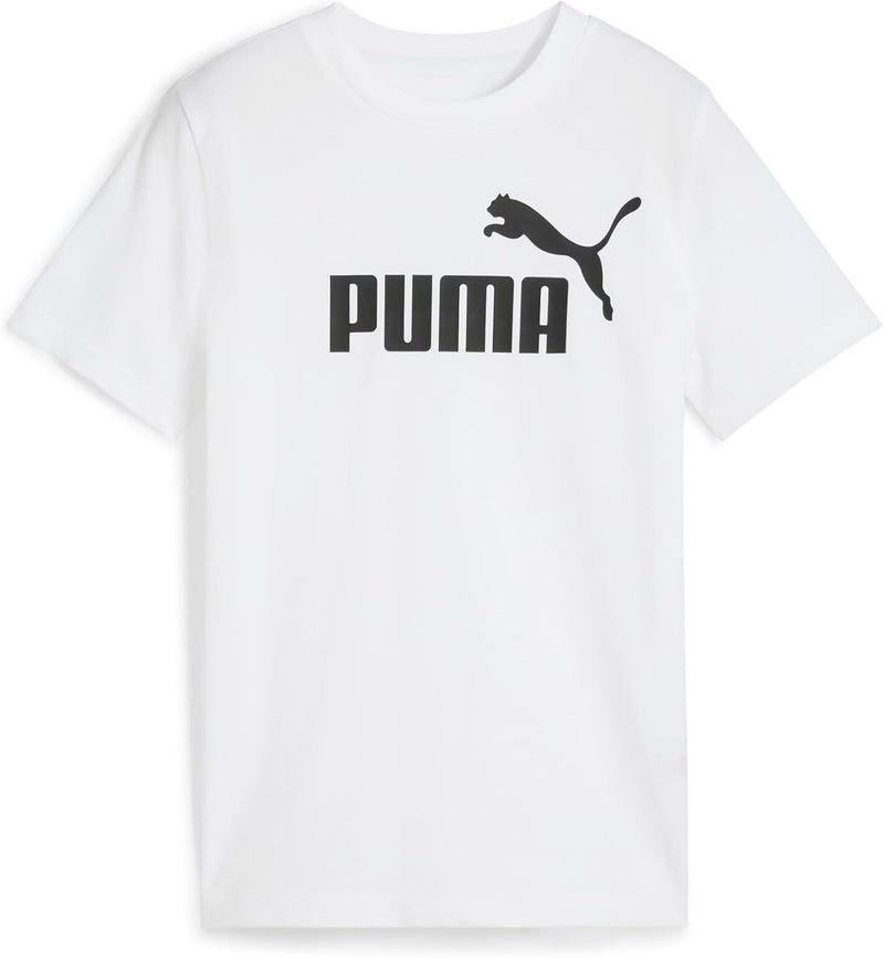 Unisex Kids ESS No.1 Logo Tee Tees (pack of 1) - PUMA White