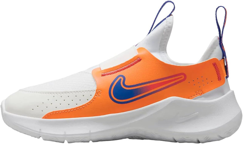 FLEX RUNNER 3 PS unisex-child LACED SHOES - WHITE/ASTRONOMY BLUE-TOTAL ORANGE-TEAM O