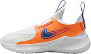 FLEX RUNNER 3 PS unisex-child LACED SHOES - WHITE/ASTRONOMY BLUE-TOTAL ORANGE-TEAM O