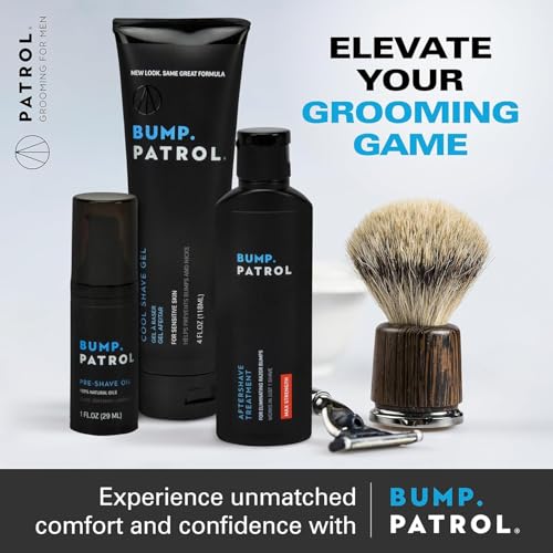 Bump Patrol Barber Pro Grooming Powder - Talc Free Hair and Body Powder for Men - Protects Against Sweat, Odor, and Chafing from Head to Toe for All Skin Types