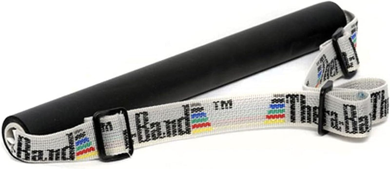 Theraband Resistance Band Handles, Attachments for Resistance Bands and Tubing, Pair of Foam Grip Pull Handles for Lower and Upper Body Exercises, Pilates, Yoga