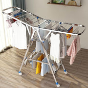 OYDAS Clothes drying stand, Drying Rack,Heavy Duty Clothes Drying Rack,Portable cloth drying stand, Folding Space Saving Garment Rack,Blanket Rack Clothesline,for Indoor Outdoor