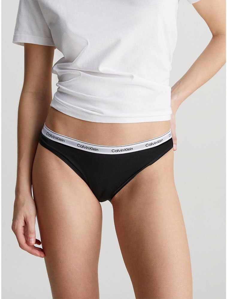 Calvin Klein Bikini 3Pk Women Underwear Bottoms BLACK Size L