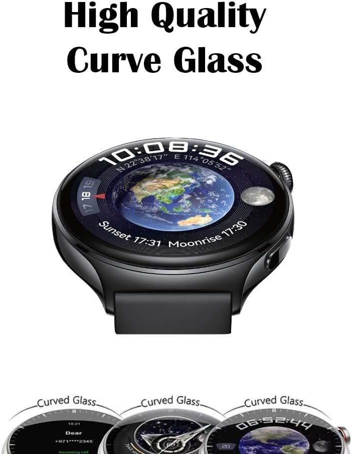 Haino Teko Germany RW 32 Round Smart Watch with 3 set Strap and Wireless Charger For Mens and Boys (Silver)