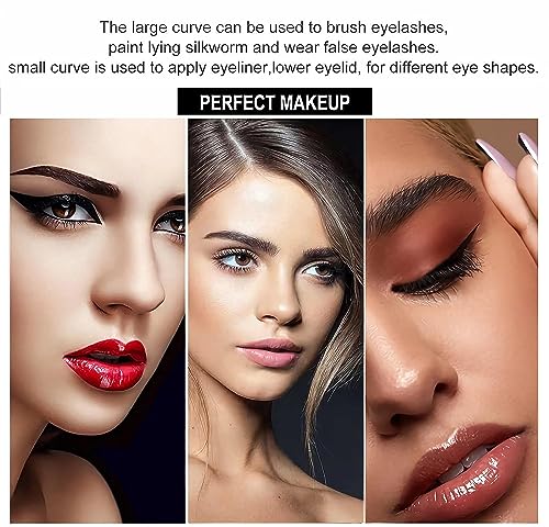 VELEGO Mascara Shield Applicator Guard Pads + Eyeliner Stencils Makeup Aid Tool, 3 in 1 Eyelash, Eyeshadow, Eyeliner Applicator Guide Tool for Makeup, Easy to Use, Suitable for Beginners