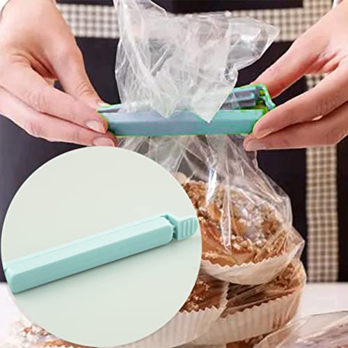 15 Pieces Food Clips,Freezer Clips,Kitchen Clips,Plastic Food Bag Clips Reusable Bag Clips for Food Storage Colorful Food Sealing Clips for Snack, Coffee, Home, Kitchen, Travel(4.7inch, 5.9inch)