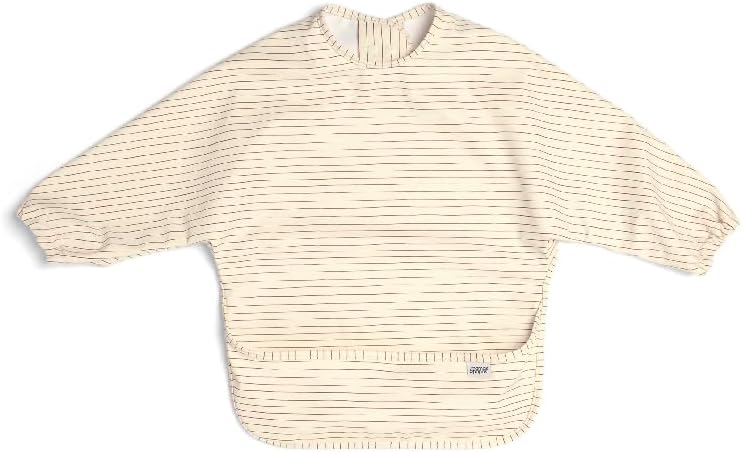 Mamas & Papas 2-Pack Waterproof Long Sleeved Messy Baby Bibs, Ideal for Weaning for 6-18 Months - Bonjour Bebe