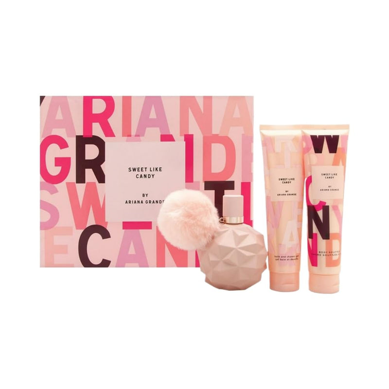 ARIANA GRANDE SWEET LIKE CANDY (W) SET EDP 100 ml + BODY SOUFFLE 100 ml + BATH&SHOWER GEL 100 ml US