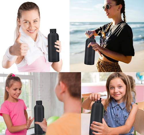 Stainless Steel Water Bottle for Adults and Kids 500ML water bottle insulated 16 OZ Insulated Water Flask Double Wall Water Vacuum Flask Thermos Flask for Hot & Cold Water Sports
