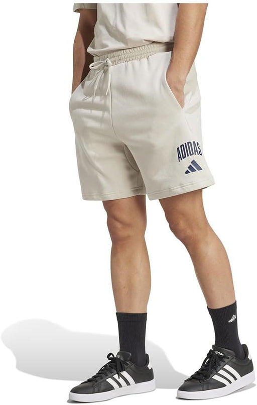 Men Collegiate Short Shorts - Beige
