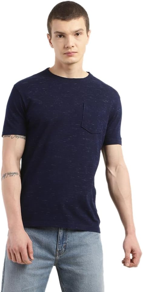 Levi's Mens Indigo One Pocket Tee T-Shirt