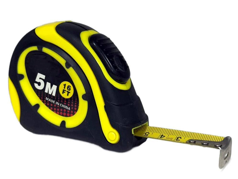 MOMENT Short Tape Measure, 5m/16' x 19mm Measuring Tape - Durable Steel Tape Measure with Auto Lock