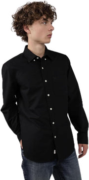 Mens Everyday Oxford Button-Up Shirt modern (pack of 1) - Black