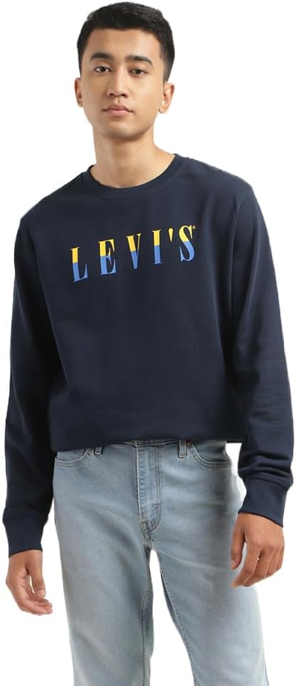 mens LEVIS PATCH GRP 03 Sweaters - Ebony Black