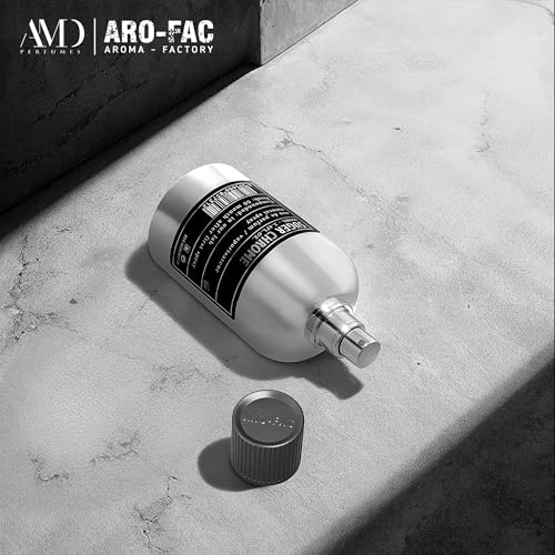 ARO FAC By AMD Perfumes Suger Chrome Unisex Perfume - Classic Perfume for Men and Women - Long Lasting Men's and Women's Fragrances with Blend of Woody Notes Eau de Parfum EDP 100ml
