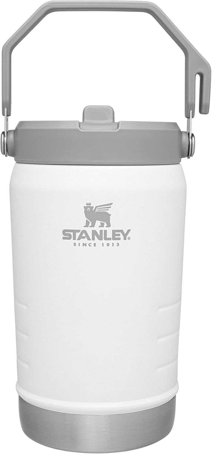 Stanley IceFlow Stainless Steel Water Jug with Straw, Vacuum Insulated Water Bottle for Home and Office, Reusable Tumbler with Straw Leakproof Flip