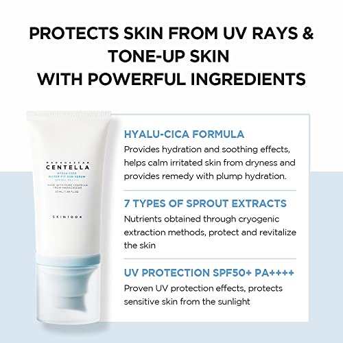 Skin1004 Madagascar Centella Hyalu-Cica Water-Fit Sun Serum (50ml x 2) Twin Pack