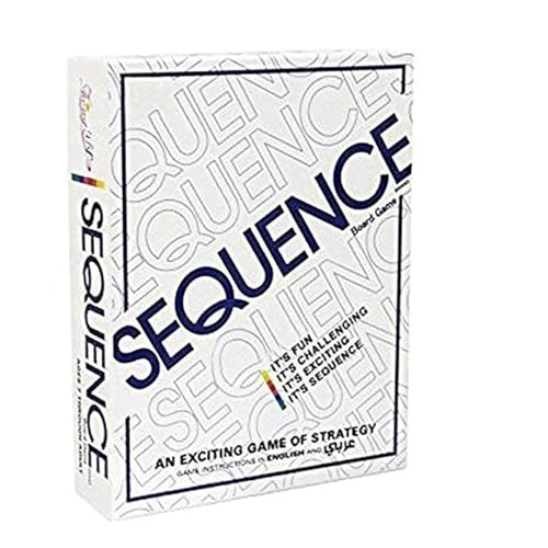 HALAMODO Sequence Game with Folding Board, Family Board Game, Original Game with Folding Board, Multi Color Board Game for Family for 2-12 People