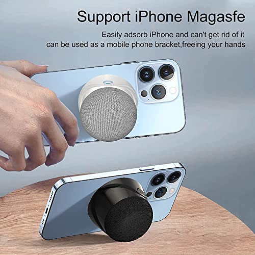 1 PCS Portable Magnetic Small Bluetooth Speaker, 5W Stereo Sound, Deep Bass, 9H Playtime, TWS Pairing Speaker for Home, Outdoor Travel, Golf Carts, Support for iPhone 12/13/14