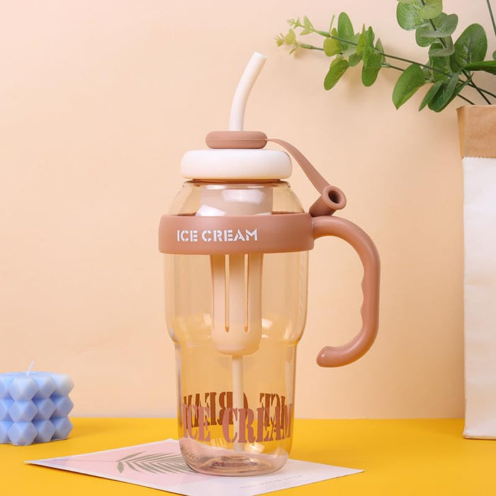 Hello Kitty Large Capacity Water Bottle with Straw cute, Leak-Proof & Lightweight – Stay Hydrated Anywhere! Perfect water bottle for School, Office, Gym, Travel& Outdoor Adventures!