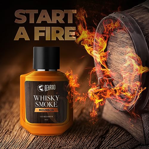 Beardo Whisky Smoke Bourbon & Mariner Perfume Combo 50ml | Long Lasting for Men | Oriental, Woody, Leathery | Fresh, Aqua Notes | Gift Set for Valentine's Day