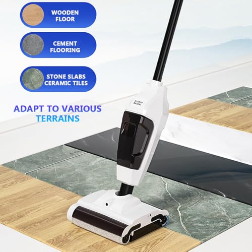 3 In1 Vertical Handheld Vacuum Cleaner,Wet Dry Vacuum Cordless Floor Washer, 0.68L Capacity,Low Noise,Auto Self-Cleaning,Powerful Handheld Vacuum for Hard Floor Rug Pet Hair Home Dorm