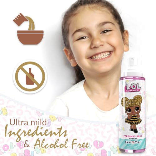 Cool & Cool LOL Surprise Queen Bee Alcohol Free Kids Perfumed Mist 250ml