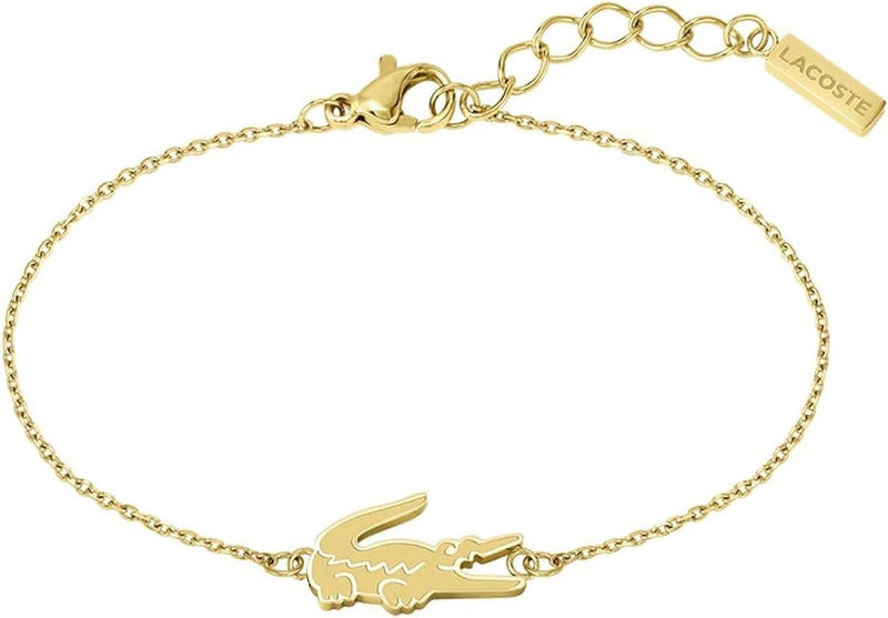 Women's CROCODILE Collection Pendant Necklace available in silver, yellow gold or carnation gold - Gold