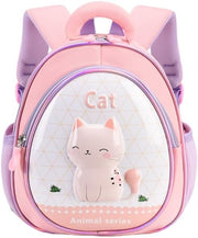 Kids Backpack,Cute 3D Hard Shell Kids Backpack Lightweight Water Resistant Preschool Fashion Kindergarten LABUBU Backpack Small Children School Bag with Adjustable Shoulder Straps - Cat