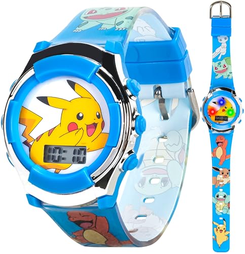 Pokemon Kids' Quartz Watch with Plastic Strap, 16