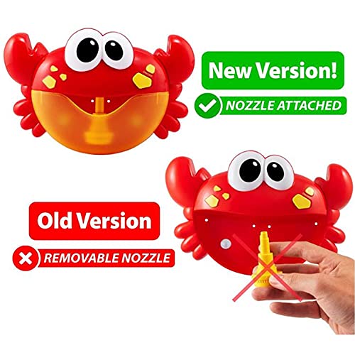 AM ANNA Baby Bath Toy, crab Bath Bubble Maker for Shower and Bathtub. Bubbles tub Machine for Babies Toddlers, Makes The Best Bathtub Toys time