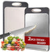 2PCS Titanium Cutting Board, S316 Stainless Steel Chopping Board, Double-Sided Food Grade Cutting Board, Dishwasher Safe Ideal for Handling Meat and Vegetables Separately