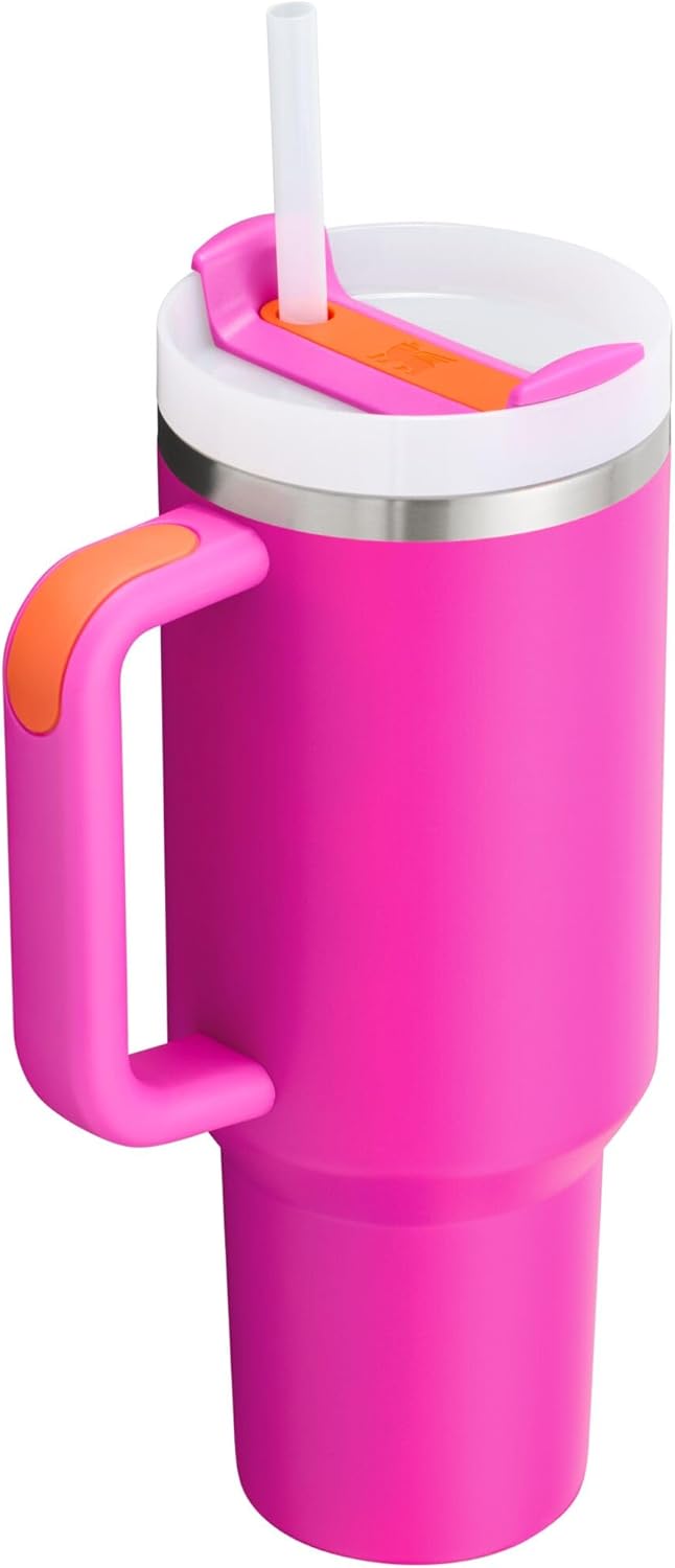 Stanley Quencher H2.0 Tumbler with Handle & Straw 40 oz | Twist On 3-Way Lid | Cupholder Compatible for Travel | Insulated Stainless Steel Cup | BPA-Free | Seafoam