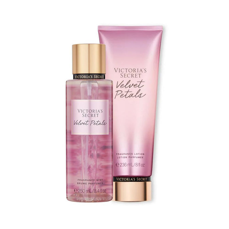 VICTORIA'S SECRET New! VELVET PETALS Fragrance Mist + Lotion Set