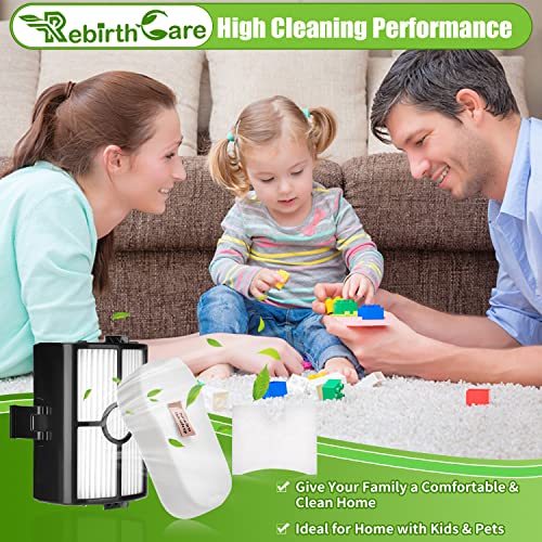 Rebirthcare hz500ukt filter replacement for shark hz500 hz500uk hz500ukt anti hair wrap corded stick vacuum cleaner filters parts spares filterset accessories parts # xffk500ukt