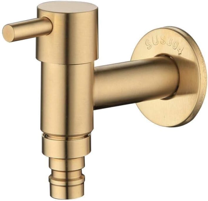 KEKEYANG Handheld Toilet Spray Stainless Steel Douche Set for Cloth Diaper Baby - Antique Brushed Gold Faucet Kit Handheld Bidet Sprayer Bathroom