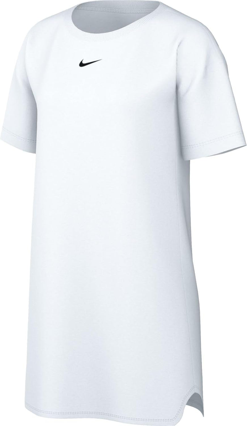 womens W NSW ESSNTL SS DRESS TSHRT Dress - WHITE/(BLACK)