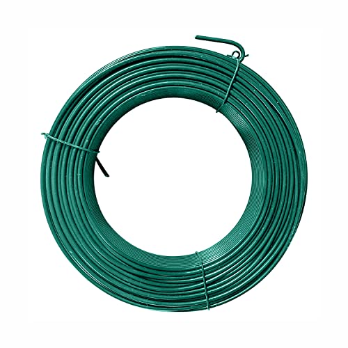 Aloud Creations PVC Coated Steel Wire Rope for Drying Clothes/ Clothesline, Length 20 Meter with 2 Plastic Hooks (Multi Colour) � Pack of 1