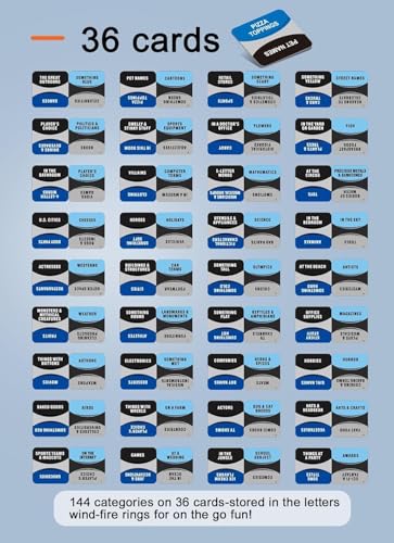 Word Game | Fast-Paced Family Board Game | Choose a Category & Race Against The Timer to be The Last Player | Learning Game Great for All Ages